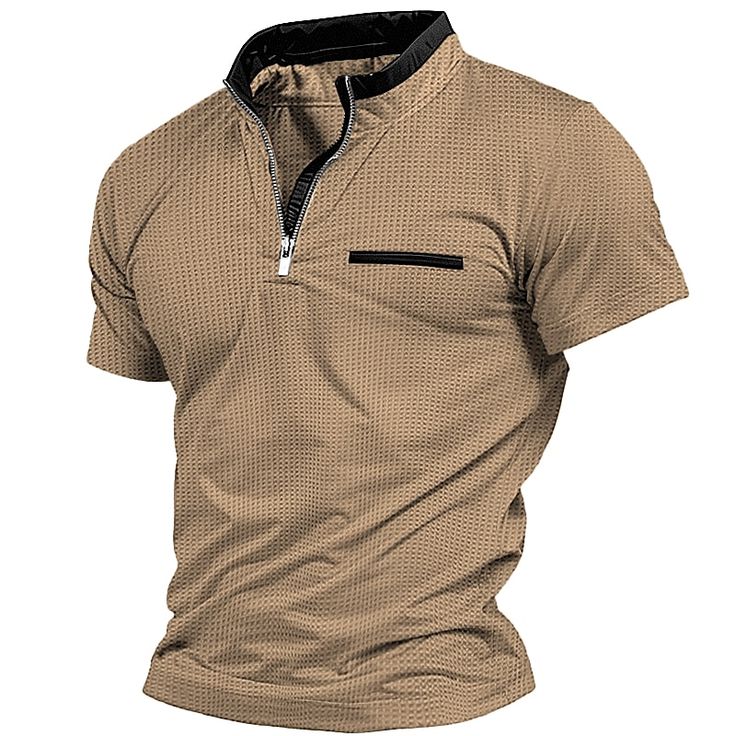 Colar Zip Casual Tshirt